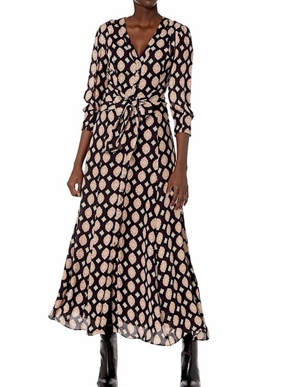 NICHOLAS Noura 100% Silk Maxi Dress, NEW